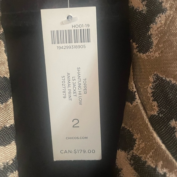 NWT Chicos luxe jacket - Picture 4 of 6